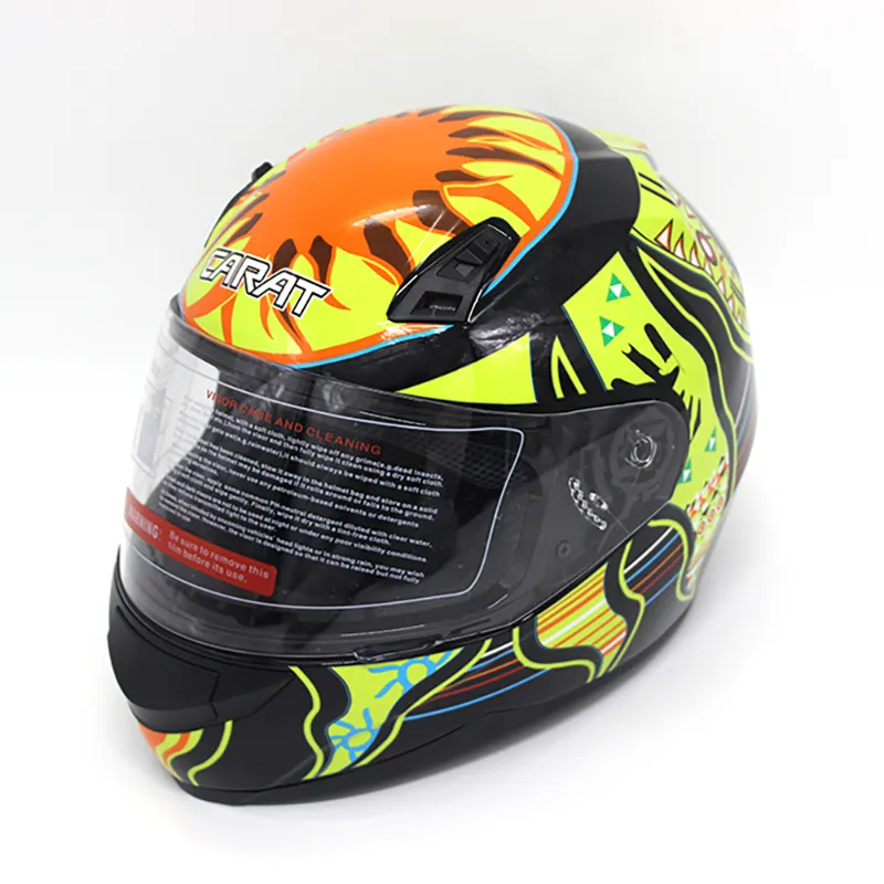 IBK Motorcycle Full Face Stylish Helmets Men Women Casco Protective Casque Flip up four season Helmet IBK BLD 01