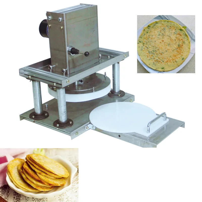 Prensa de Macarrão para Restaurante CE Elétrica 22cm Máquina de Prensagem de Pizza Máquina Formadora de Massa de Pizza Máquina Manual de Panquecas 220V