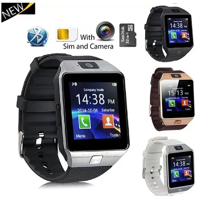 DZ09 Smartwatch Bluetooth GT08 Smart Watch Support SIM Card Sleep Monitor Sedentary Reminder For Android Samsung Phone