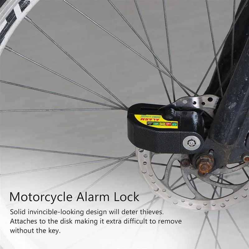 110DB Beveiliging Motorfiets Alarm Lock Fiets Scooter Anti-diefstal Beveiliging Veiligheid Sirene Lock Alarm Wiel Schijfrem Locks272x