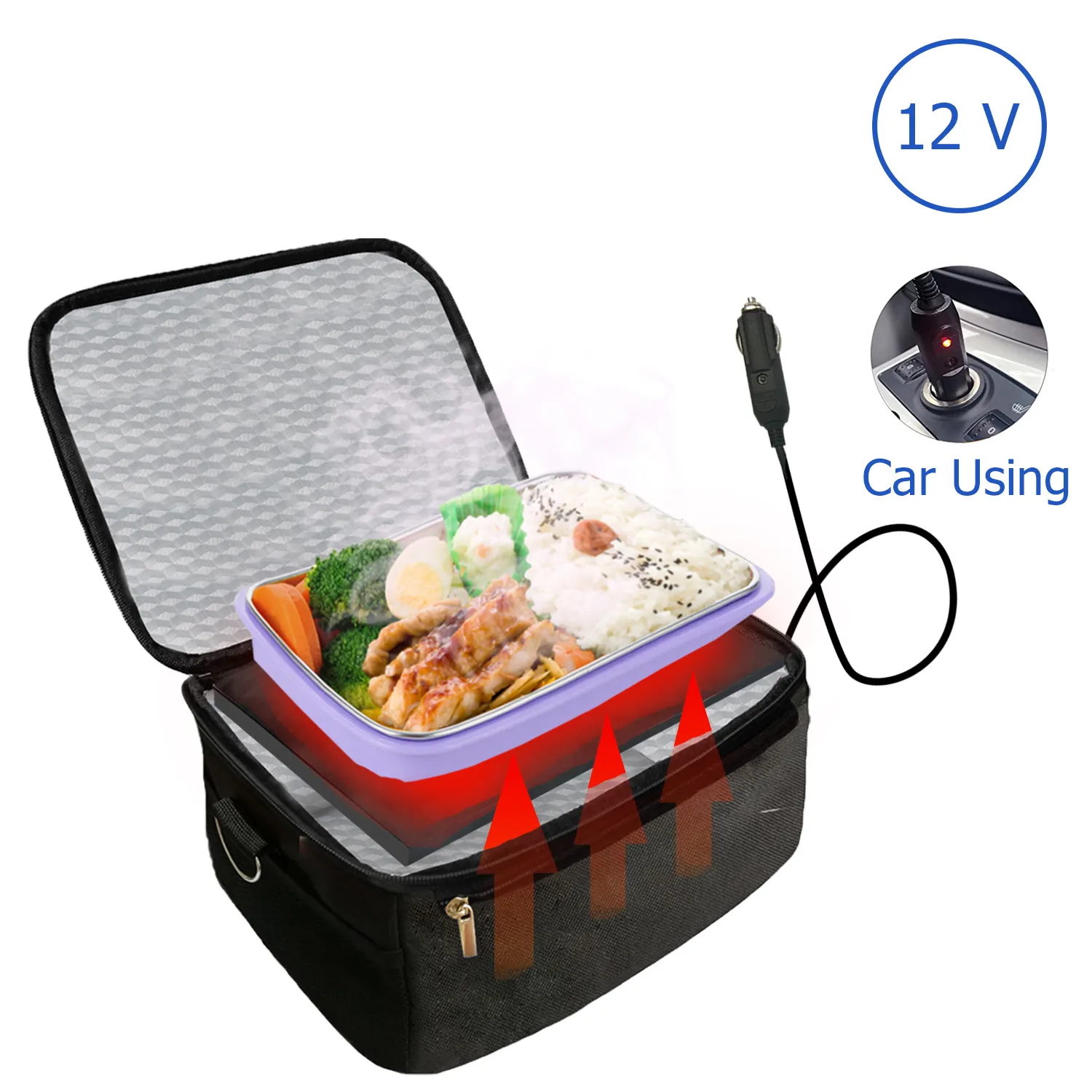 New Electric Lunch Box Car Portable Oven And Lunch Warmer Personal Heating Lunch  Box For Reheating Meals &Raw Food Cooking From Livelovelaught, $18.4