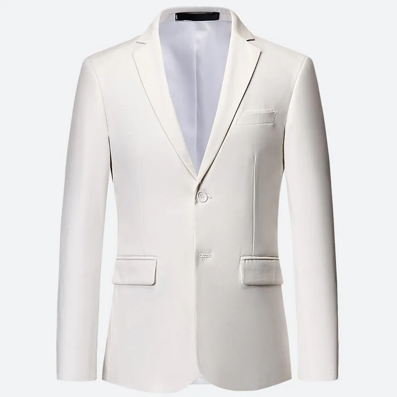 Costumes pour hommes Blazers 10 couleurs Plus Taille 5XL 6XL Vestes formelles blanches pour hommes Slim Fit Robe de soirée de mariage Homme Veste classique Costume Xxxxxxl