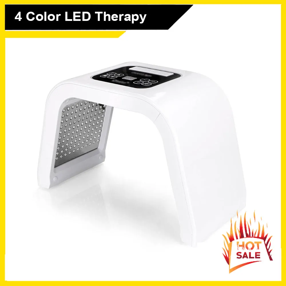 4色LEDライトフェイスマスクライトLEDフォトン療法機にきび治療の美容機サロン機器