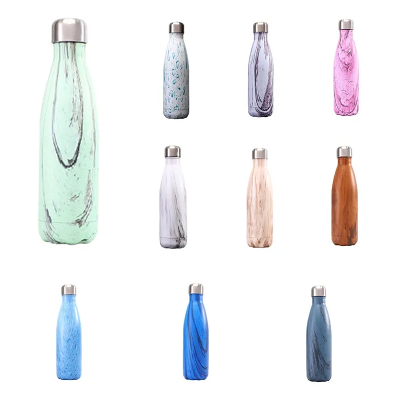 17oz Stainless Steel Vacuum Insulated Water Bottle: Double Wall, Cola ...