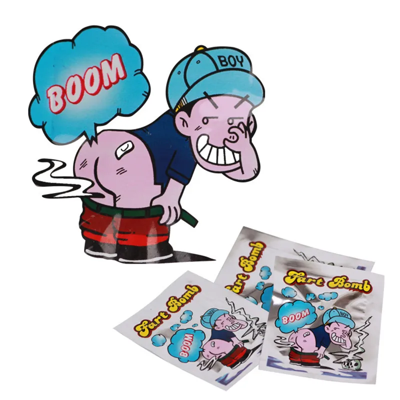 Box of 100 Fart Bombs Nasty Smelly Stink Bags