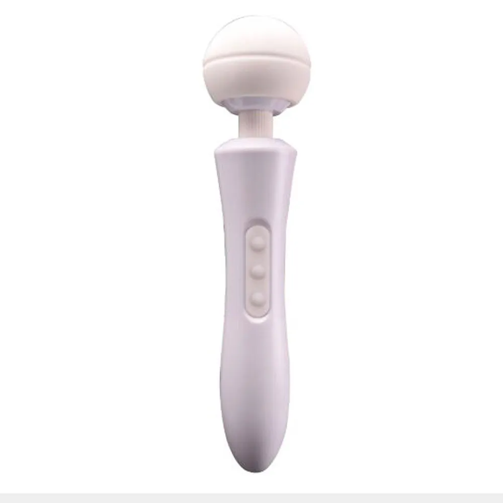 Kopfmassagebast 8 Geschwindigkeiten Silikon Zauberstab Massagers USB -Ladung leistungsstarker Big Massage Stick Magic Vibratoren für Rückenhals Beine Spo5551483