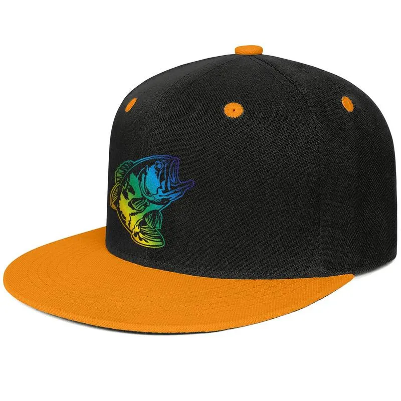 Bass Pro Shop fishing original logo Unisex Flat Brim Baseball Cap Fitted  Fashion Trucker Hats gold 3D USA flag Gay pride rainbow g281Q