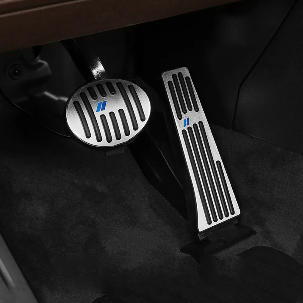 BMW X1 F48 2016 2020: Non Drilling Gas Fuel Brake Pedal Accelerator Cover  Pad Case Foot Rest Frame Toyota 4runner Interior Accessories From Dq564,  $30.13