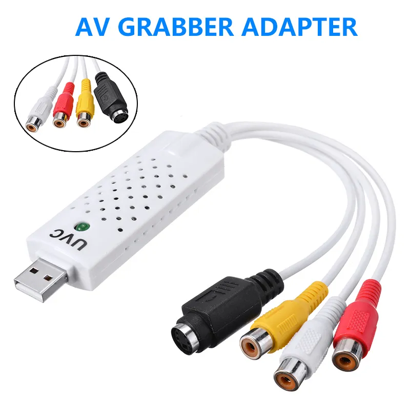 Adaptateur S-Vidéo vers USB 2.0 - Convertisseur analogique a numerique -  Pour Windows - Cable adaptateur d'acquisition vidéo