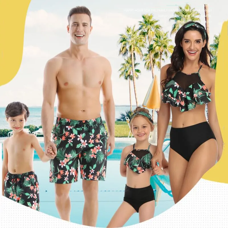 Maillot de bain assorti papa bebe online