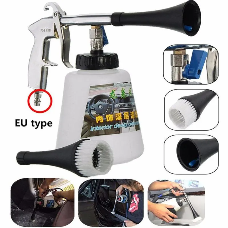 Yfashion Air Pulse Hochdruck-Auto-Reinigungspistole, Waschbürste, Oberfläche innen und außen
