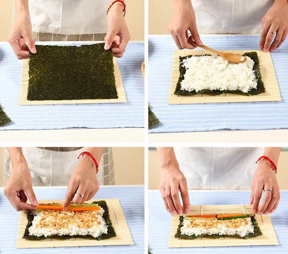 NEW Arrival Sushi Set Bamboo Rolling Mats Rice... From Yuanjiu168, $26.24 |  DHgate.Com