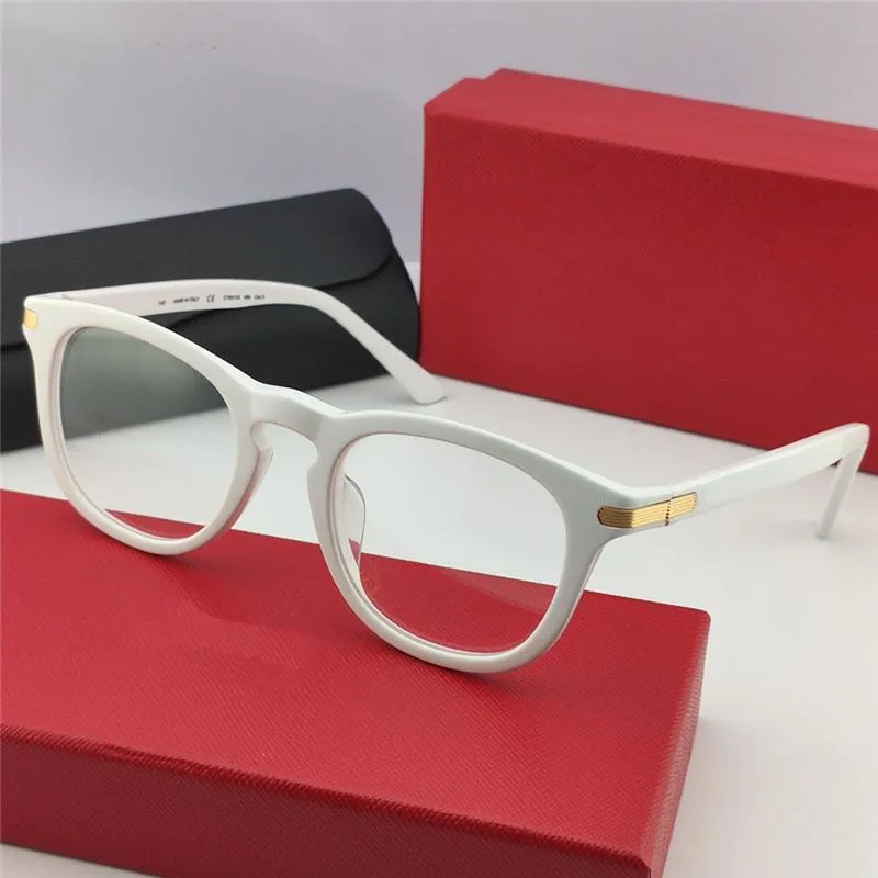 Novo design de moda óculos ópticos 0011 borboleta-quadro lente transparente retro estilo simples óculos claros pode ser equipado wi313b