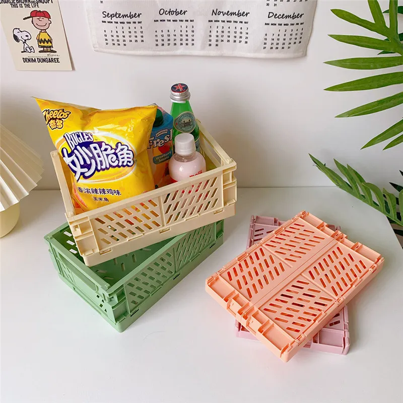 Folding Storage Box Clothes Toys Storage Basket For Toys Organizer Home Office Basket With Handle Storage Bin YQ02093