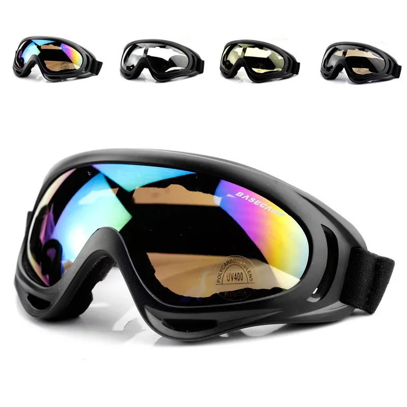 Outdoor Riding Goggles X400 Bril Ski Goggles Fiets Motorfiets Sport Winddichte Goggles Tactische Beschermende Glazen Vrouw Heren Eyeware