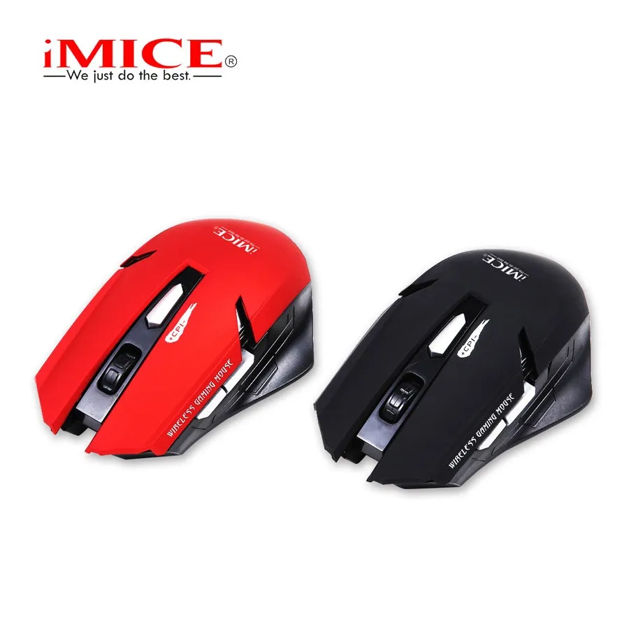 IMICE E-1700 Draadloze optische gaming muis usb computermuis met 2,4 g ontvanger 6 knoppen muizen retailpakket