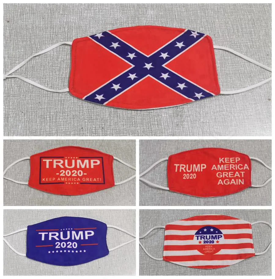 Maschere Trump Maschera rendere l'America Great Again Presidente degli Stati Uniti Elezione Mississippi State Flag maschera antipolvere lavabile maschere Designer RRA3361