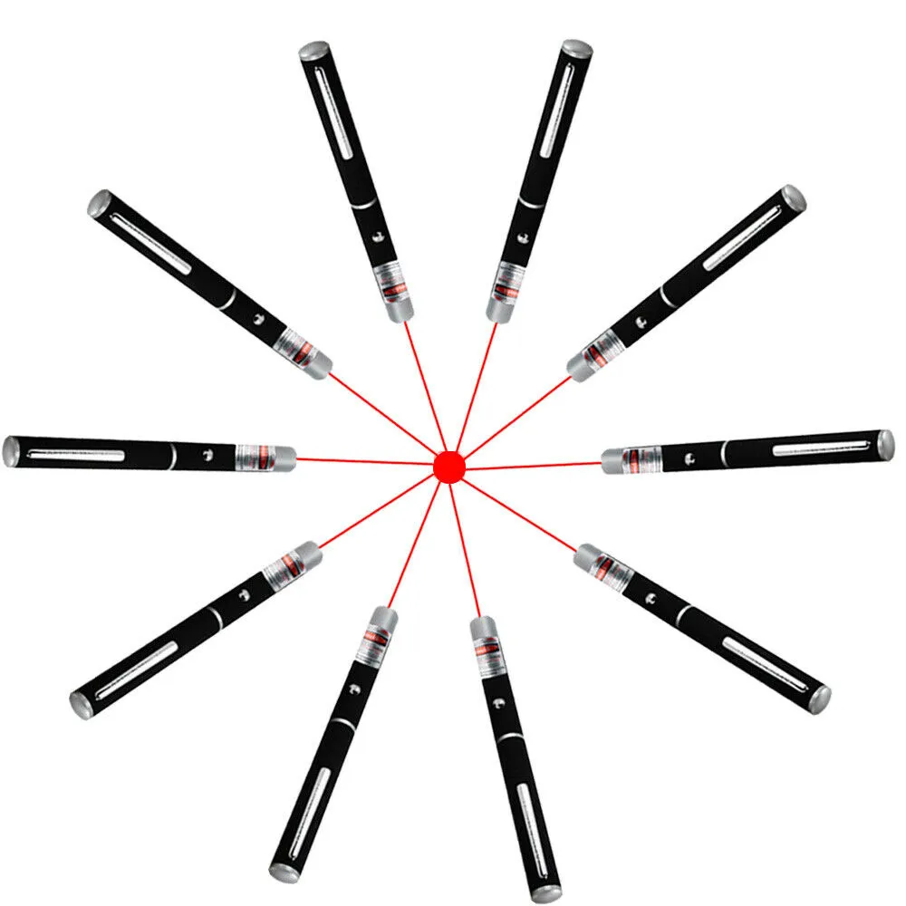 10Miles 650nm Mini Bright Red Laser Pointer Pen Astronomy 1mw Powerful Portable Lazer Cat/Dog Toy Astronomy Single Light