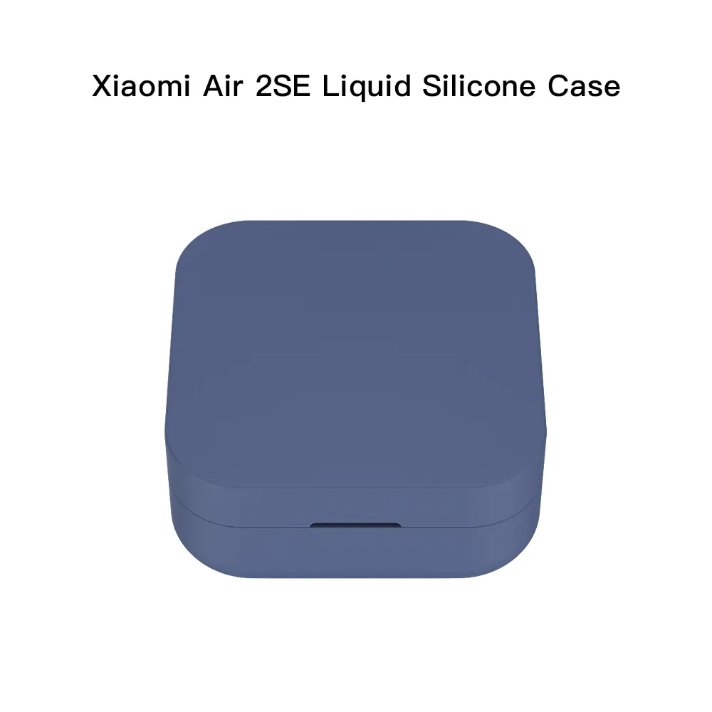 Soild Цвет Funda для Xiaomi Mi воздуха 2 SE силиконовый чехол для гарнитуры Наушники Защита для Xiaomi Mi AIR2 SE наушников Обложка Оптовая