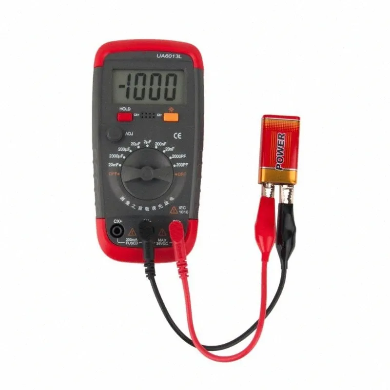 UA6013L Plage Numérique Automatique LCD Condensateur Capacimètre Test De  Mesure Multimètre Testeur Compteur 0Q0C # Du 38,19 €