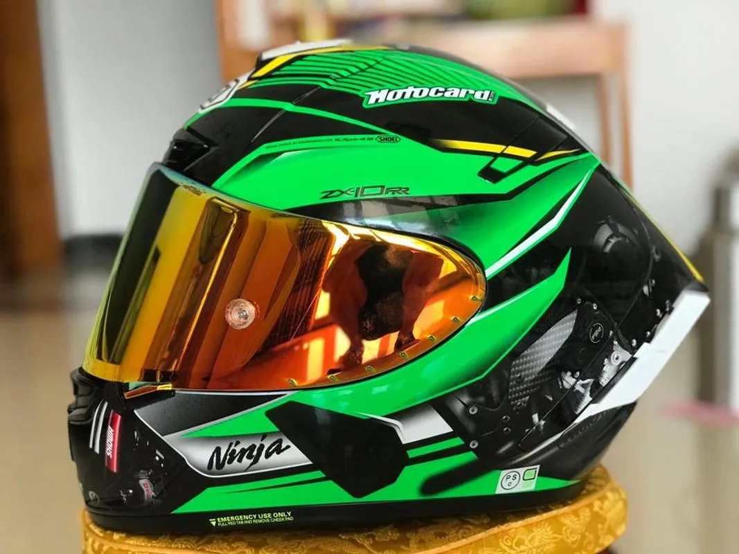 خاص 2020 New ZX Full Face Helment ZX10 RR Kawa Motorcycle Casque Helmet185L