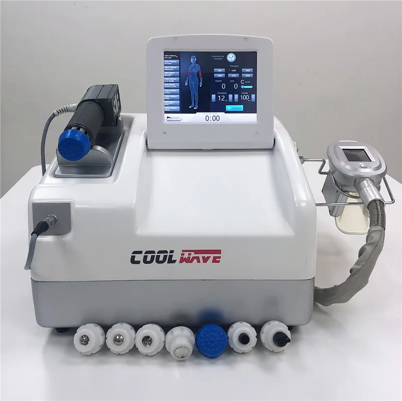 ミニCryolipolysisクールな脂肪凍結痩身マシンショックウェーブ療法装置抗セルライト療法ショック波治療マシン