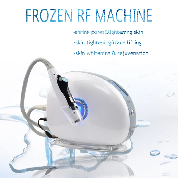 Yeni Tasarım Profesyonel Serin Elektroporasyon Kriyoterapi RF Dondurulmuş Yüz Kaldırma Cilt Beyazlatma Vücut Zayıflama Güzellik Makinesi