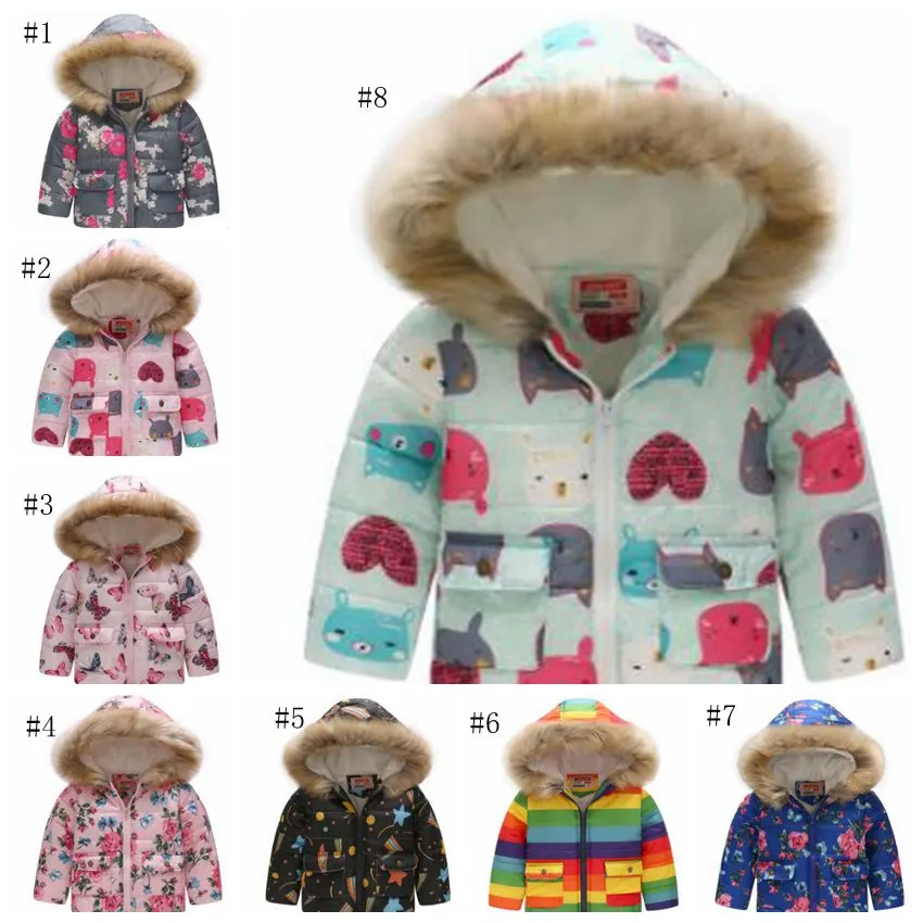 Thick Cotton Shirt Piece Hooded Coat For Baby Girls With Printed Design 14 Winter Outerwear Designs From Toddlerlife 12.8 DHgate.Com