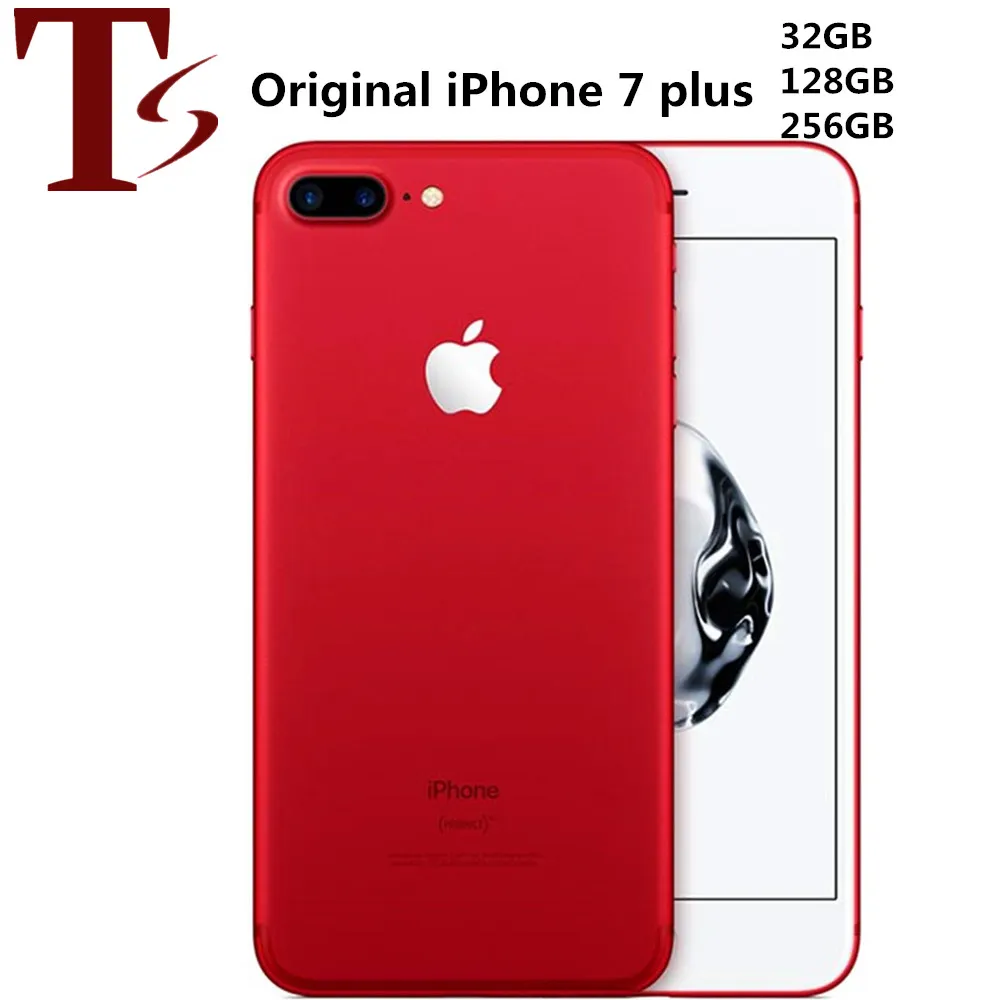 Yenilenmiş Orijinal Apple iPhone 7 Artı 5.5 inç Parmak İzi iOS 10 Dört Çekirdekli 3GB RAM 32/128 / 256 GB ROM 12MP Unlocked 4G LTE