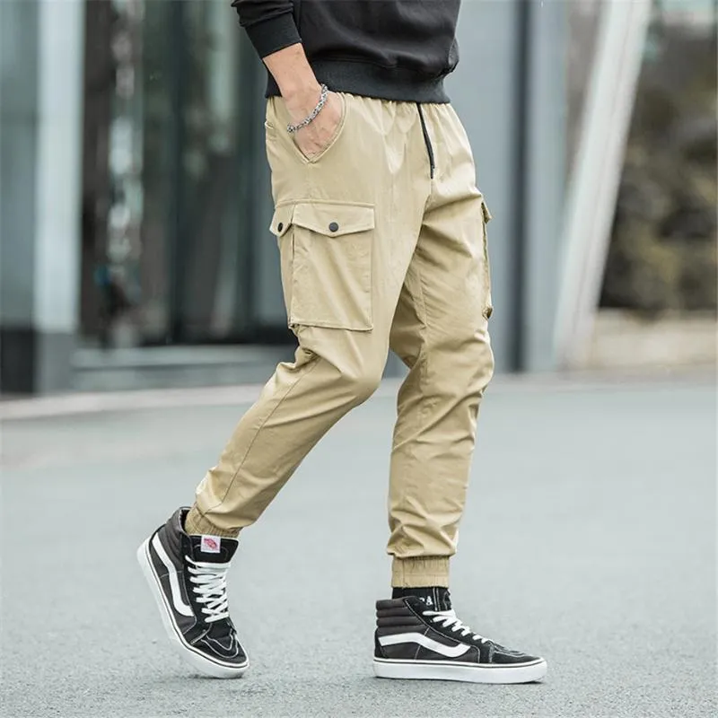 Men's Casual Cargo Pants Multi-pocket Outdoor Streetwear Hip Hop Trousers  New D | eBay