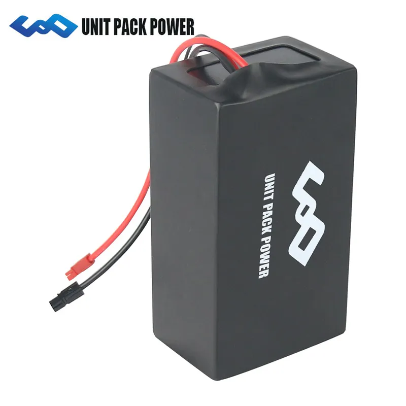 48V 30Ah 1800W E-Scooter Lithium ion Battery with thick Black PVC + 50A BMS 5A Fast Charger