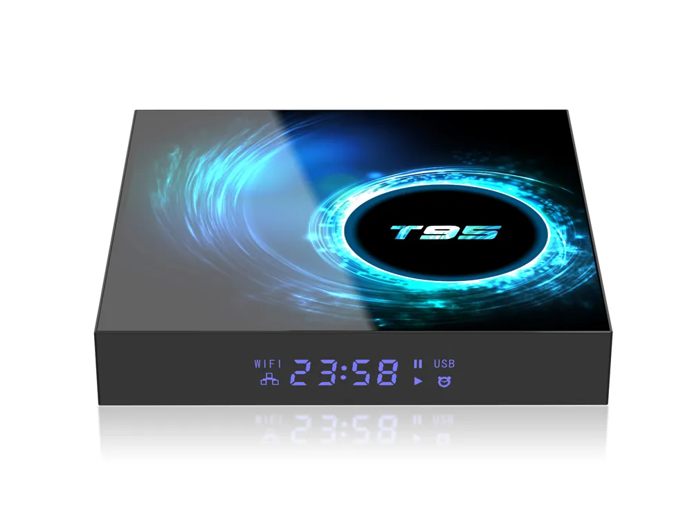 T95 TV Box Android 10.0 2GB/16GB 4GB/32GB 64GB 2.4G 5G WiFi Bluetooth 5.0 1080p H.265 6K YouTube