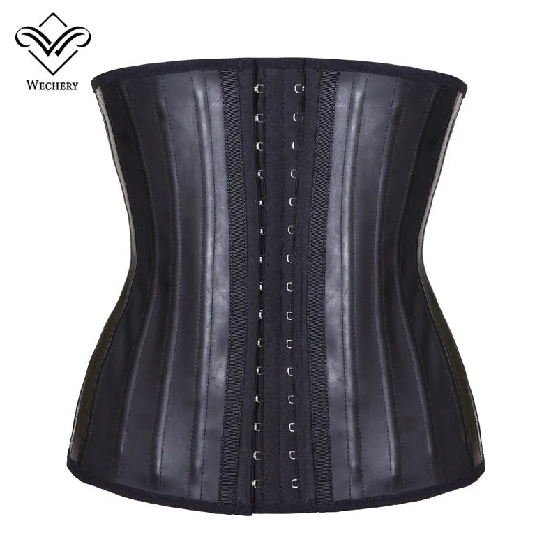 Wechery Latex Waist Cincher Corset Belt: Belly Slimming Body