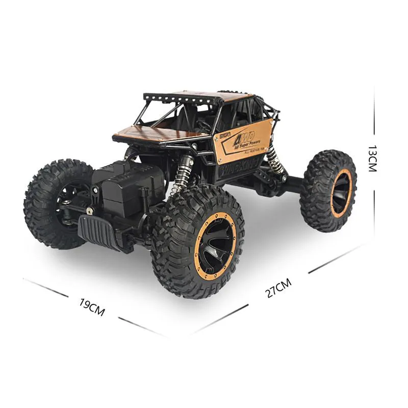 Carro grande monstro de controle remoto 1:14, brinquedo elétrico off road  rock 4wd off road todo terreno veículo de controle remoto rastreador de  caminhão para meninos e meninas