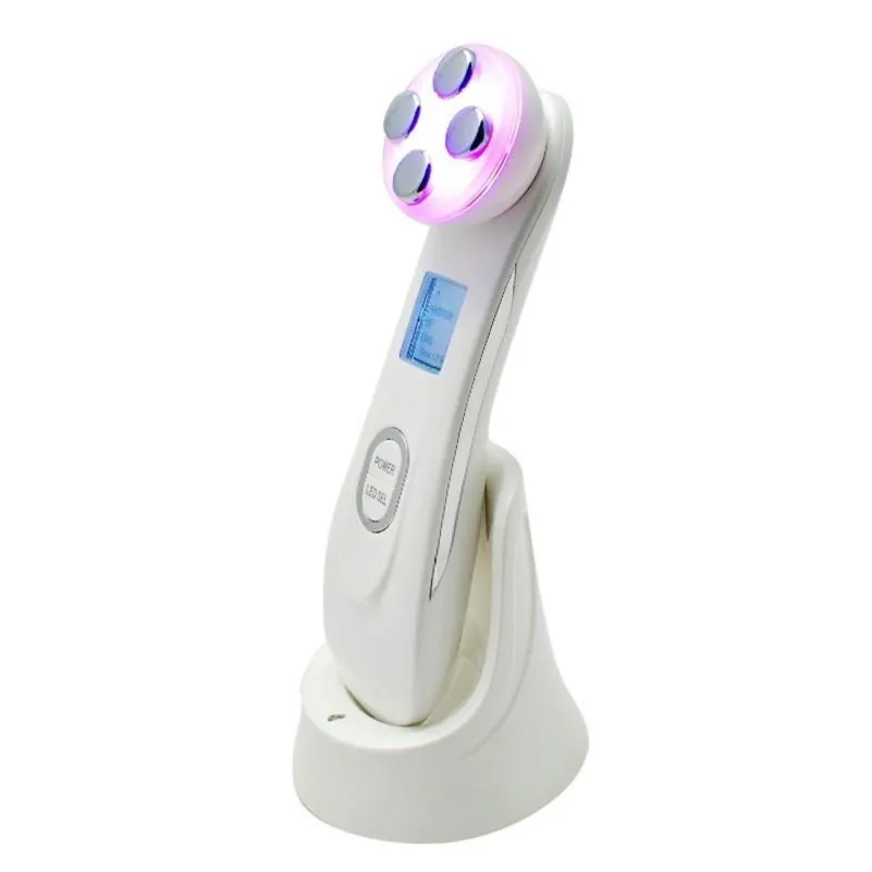 Mesotherapy Electroporation RF Radio Frequency Facial LED Photon Skin Care Device Face Lifting Tighten Eye Facial Care