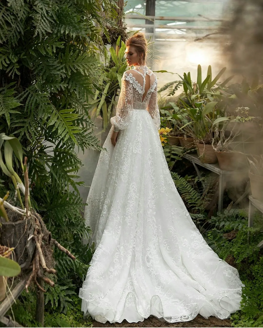 Off White Wedding Dresses, Long Sleeve Wedding Dresses, Boho Wedding Dress,  Simple Wedding Dresses, on Luulla, image size:1080x1344