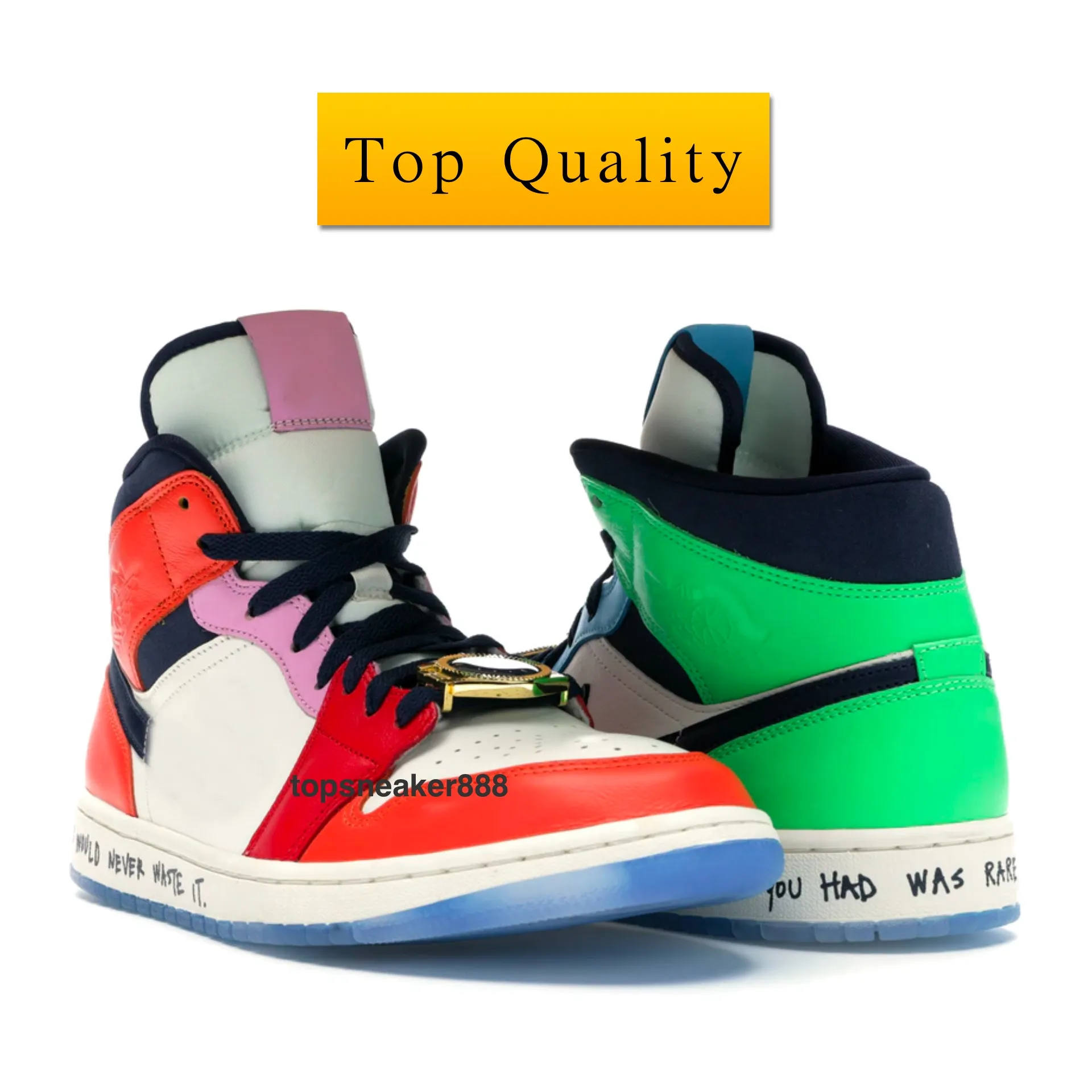 Air Jordan 1 Mid SE Fearless Melody Ehsani Shoes منتصف SE بلا خوف ميلودي احساني OG الجودة رجل حذاء رياضة الأحمر والأخضر إمرأة حذاء رياضة CQ7629-100