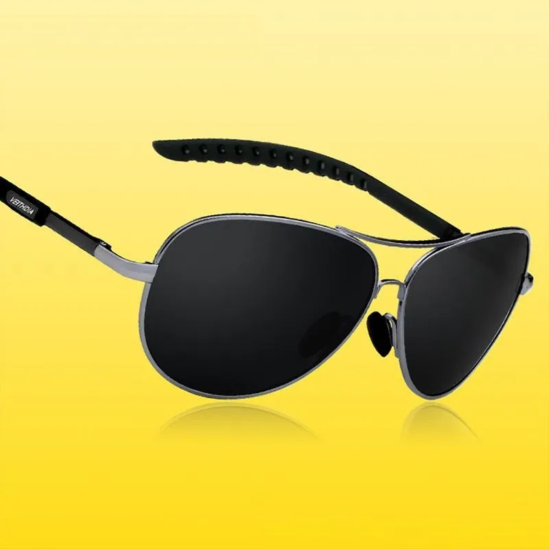 VEITHDIA Yeni Polarize Erkek Güneş Gözlüğü cam Gözlük Güneş Gözlükleri UV400 Gözlüğü gafas oculos de sol Men 3088 için