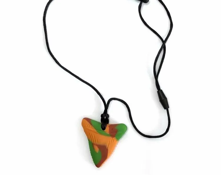 Collana Masticabile Sensoriale Per Bambini E Ragazzi – 2 Pezzi In Silicone Alimentare – Giocattolo Antistress Per Autismo, ADHD E Dentizione – Morbida E Sicura