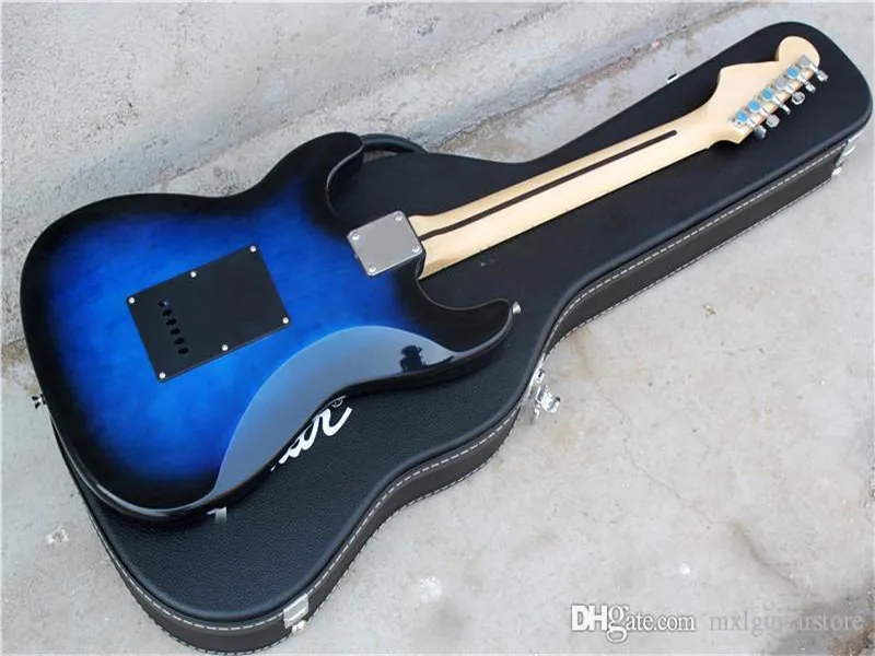 エレキギター /ブルーブラック カバー＋ピック エレキギター /ブルー