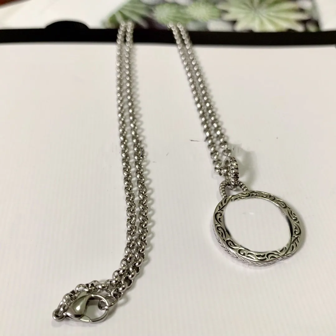 Nya produkter Kedja halsband Högkvalitativt silverpläterat halsband för par halsband Modig hip hop halsband försörjning