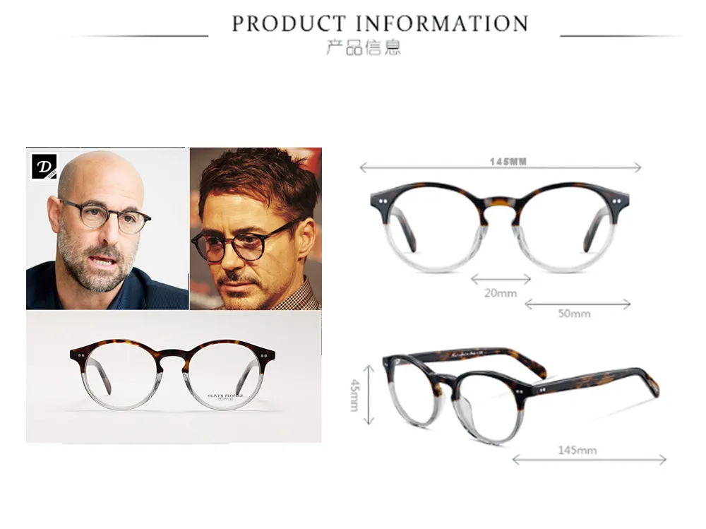 Vintage Clear Lens Optical Glasses Frame For Myopia And Computer Use OV5241 Eyewear Spectacle Frames Near Me From Sunglasses520seller 30.46 DHgate.Com