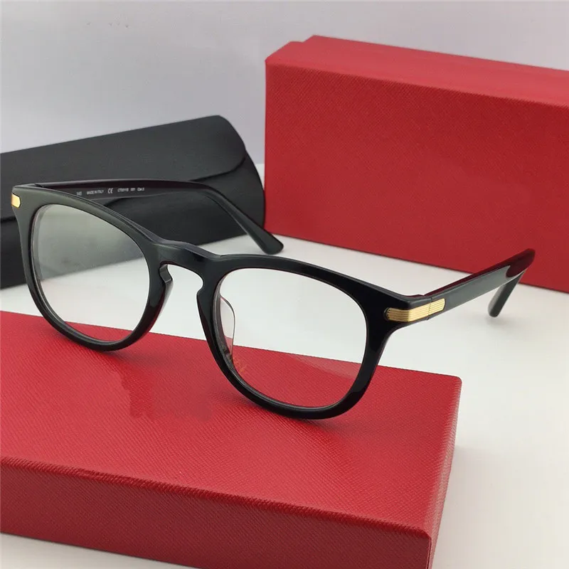 新しいファッションデザインの光学ガラス 0011 バタフライフレーム透明レンズレトロシンプルなスタイルの透明メガネはメガネを装備することができます