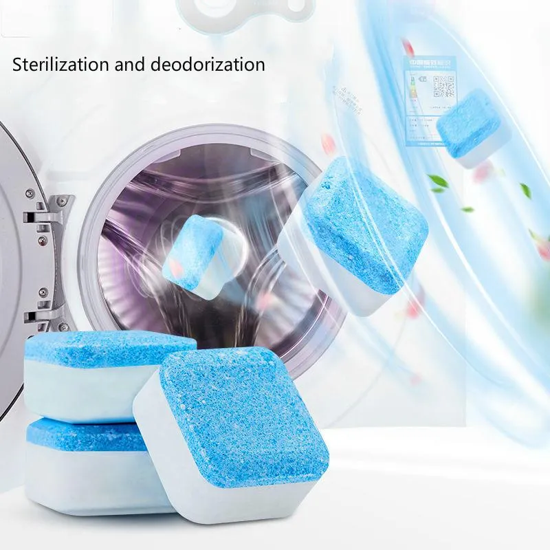 Detergente per lavatrice rimozione automatica delle macchie sterilizzazione disinfezione pulizia profonda dissipare l'odore particolare 12 pezzi/set