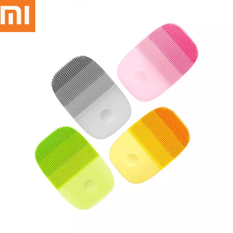 Xiaomi Inceace Elektrisk Djup Facial Cleaning Massage Brush Sonic Face Washing IPX7 Vattentät Silikon Face Cleanser Hudvård