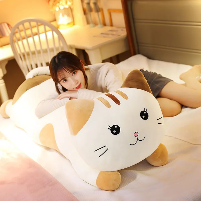 Sleeping cat plush store