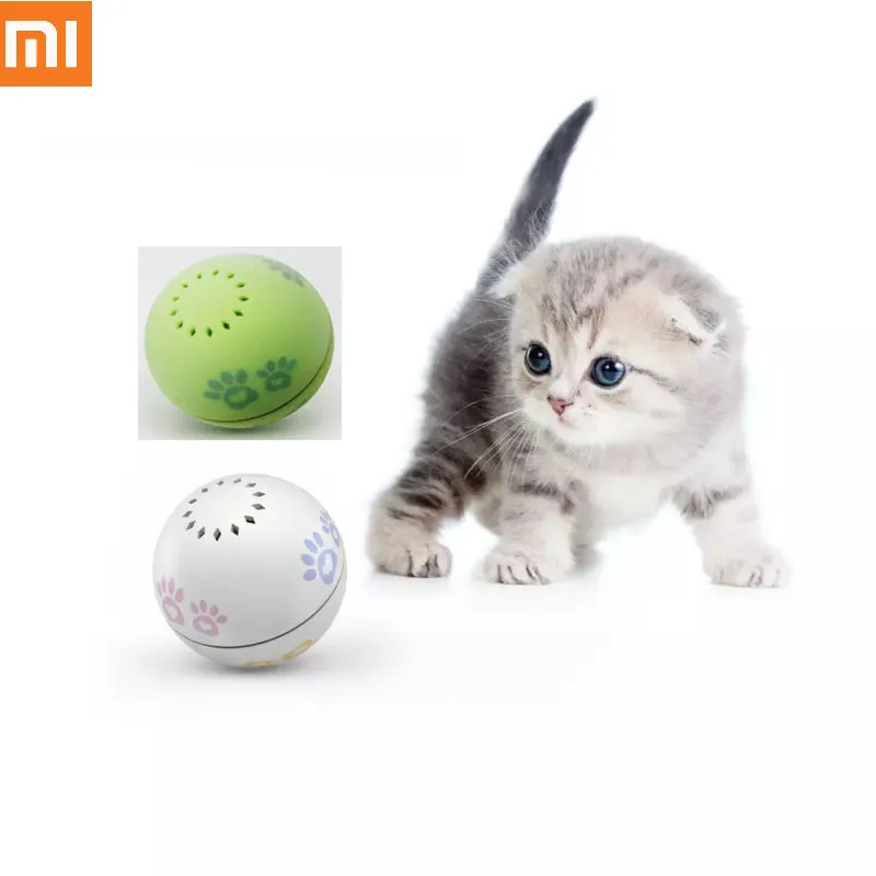 Xiaomi Petoneer Pet Смарт Companion Бал Cat Игрушка Встроенная Catnip Box Нерегулярное скроллинг Ffunny Cat Артефакт Смарт Pet игрушки