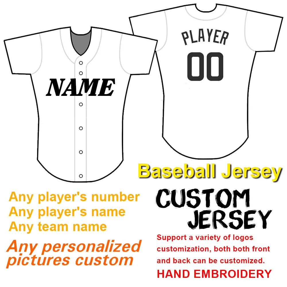 男性カスタム野球ジャージ刺繍番号とチーム名、カスタム pls は注文 TY にコメントを追加してください
