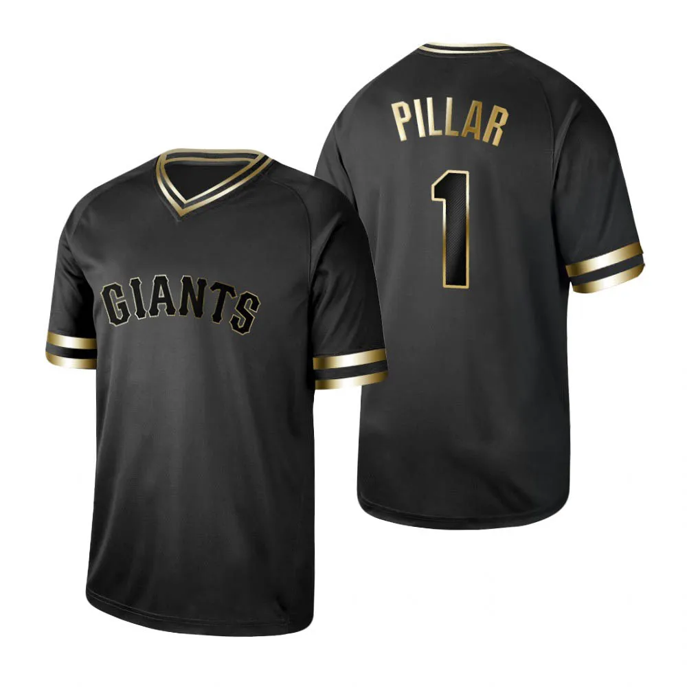 DHgate SF Giants Baseball Jersey Men Women Youth Posey Clark Belt Black Golden Sports Outdoors