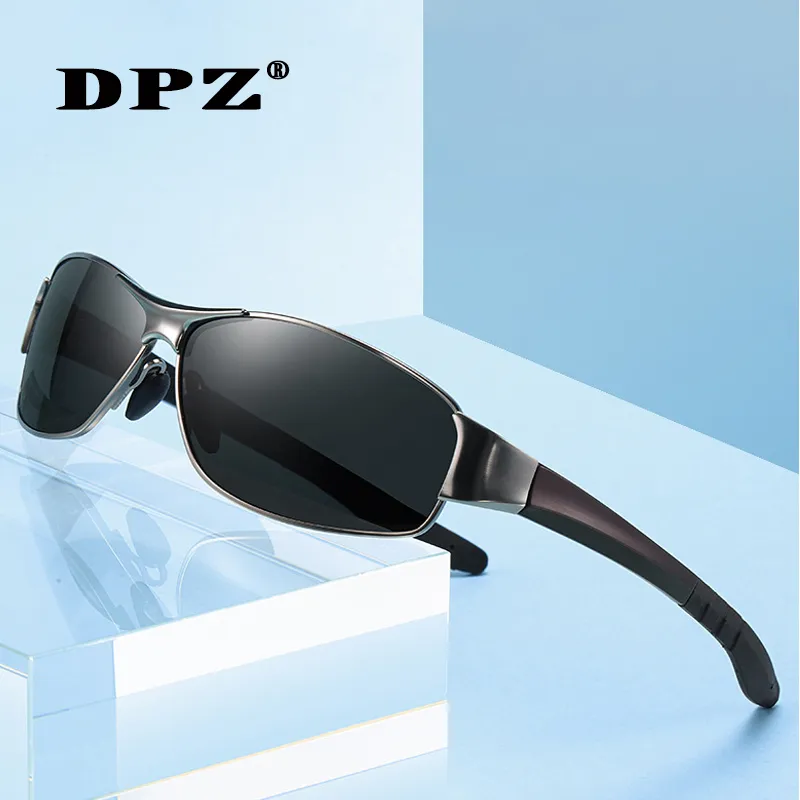 2020 DPZ Luxury Brnad Polarized Uomo donna sport Occhiali da sole da guida leghe UV400 Oculos